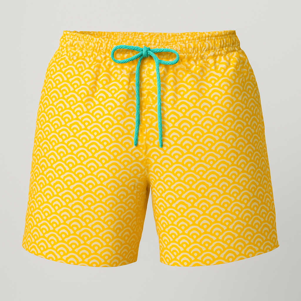 Men's Printed Beach Shorts - Summer Sports Style
